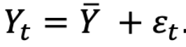 <p>where:</p><p>Ybar = permanent income</p><p>εt = transitory income</p>