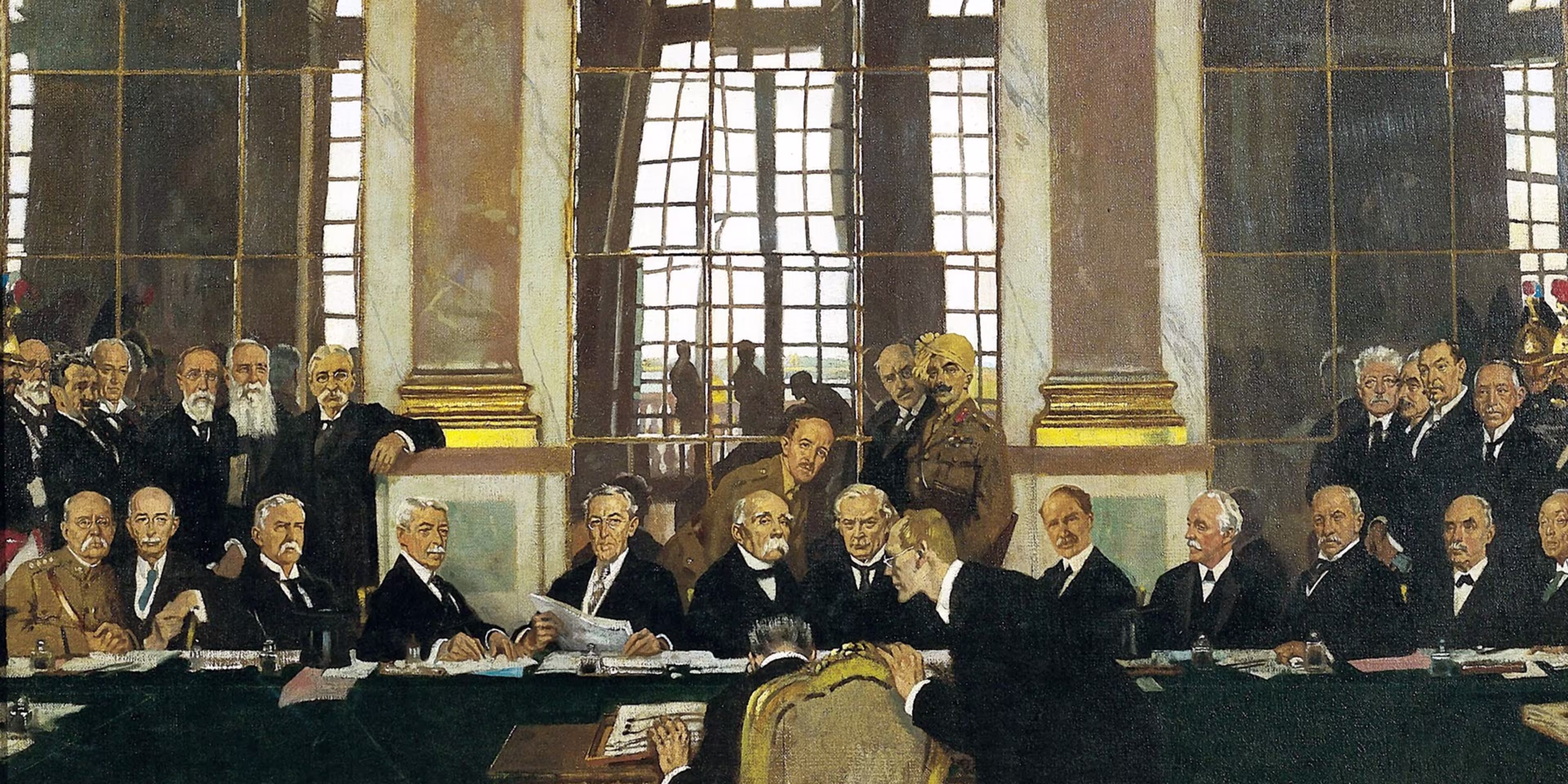 <p>Treaty of Versailles </p>