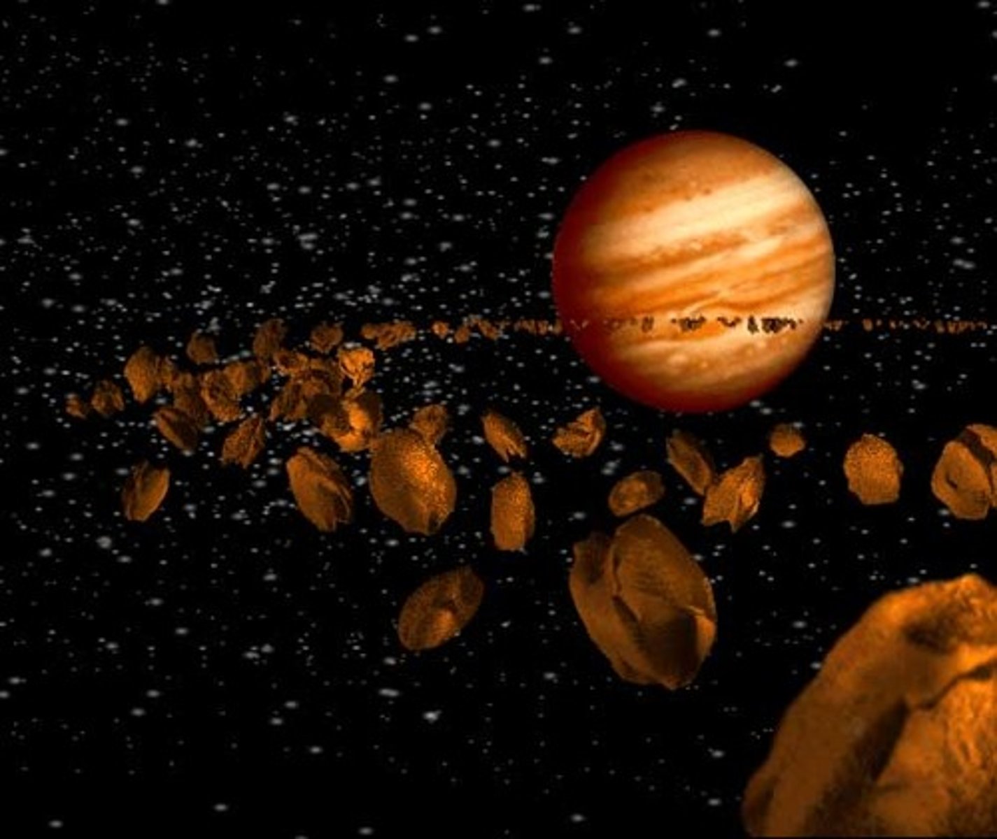 <p>un astéroïde (planète dont les dimensions ne dépassent pas quelques centaines de kilomètres)</p>