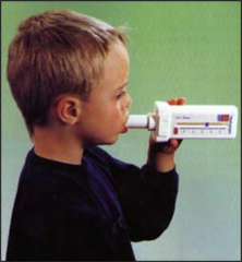 <p>Device measuring maximum airflow during exhalation.</p>