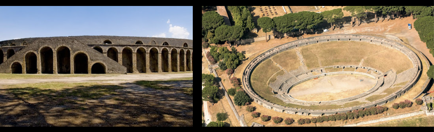 <p><span>Amphitheatre, Pompeii, </span></p>