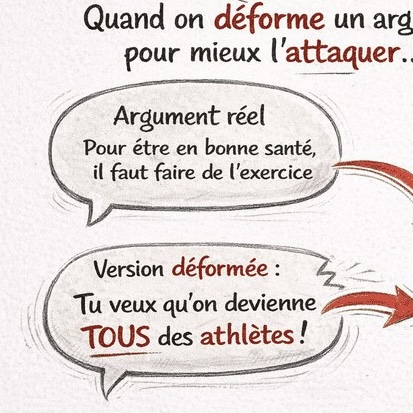 <p><span><span>Comment appelle-t-on le procédé qui consiste à déformer ou simplifier la position d’un adversaire pour la rendre plus facile à attaquer ?</span></span></p>