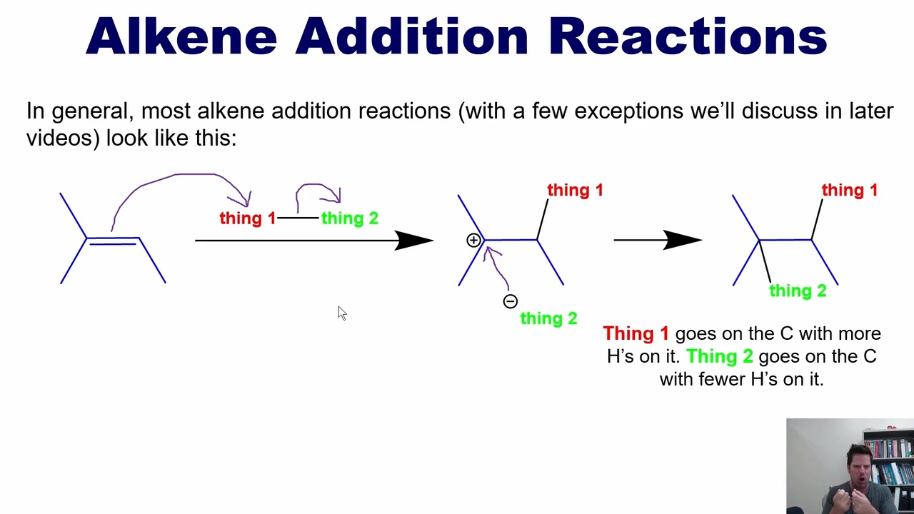 <p>Thing 2 goes on the carbon with less H+ </p>