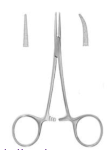 <p><br><span>Pinza kelly adson recta y curva</span></p>
