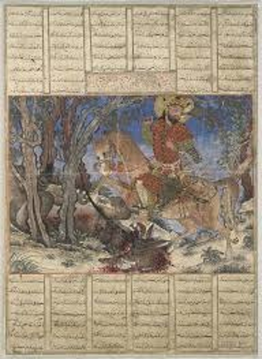 <p>a long epic poem written by the Persian poet Ferdowsi between c. 977 and 1010 CE and is the national epic of Greater Iran.</p>