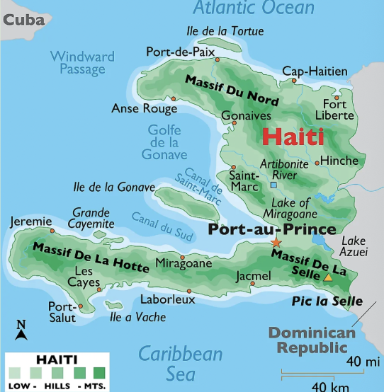 <ul><li><p>Saint-Domingue (Haiti): French colony and one of the richest in the world → sugar plantations</p></li><li><p>Social Hierarchy: Grand/Petit Blancs (plantation owners + held most power) → Gens de Couleur (free people of color + same jobs) → Affranchis (Freed slaves + could enslave others + little profit + no citizenship) → Enslaved people (those of african descent + no power/bad treatment)</p></li><li><p>Influenced by the French Revolution (enlightenment ideas)</p></li><li><p>Enslavement was HARSH</p></li></ul><p></p>