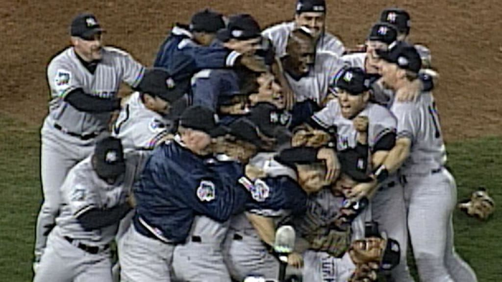 <p><strong>New York Yankees</strong> over SD in 4 (SS Derek Jeter, RF Paul O’Neill, 3B Scott Brosius) (24th franchise title, 2nd of decade)</p>