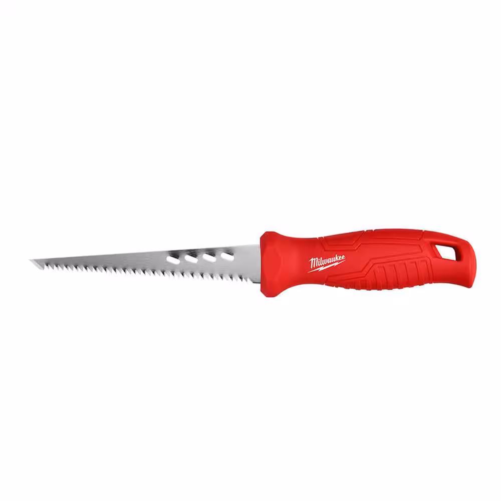 <p>Tapered hand saw with pointed tip used for cutting drywall openings and shapes.</p>