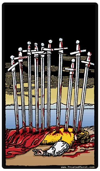 <p>Ten of Swords</p>