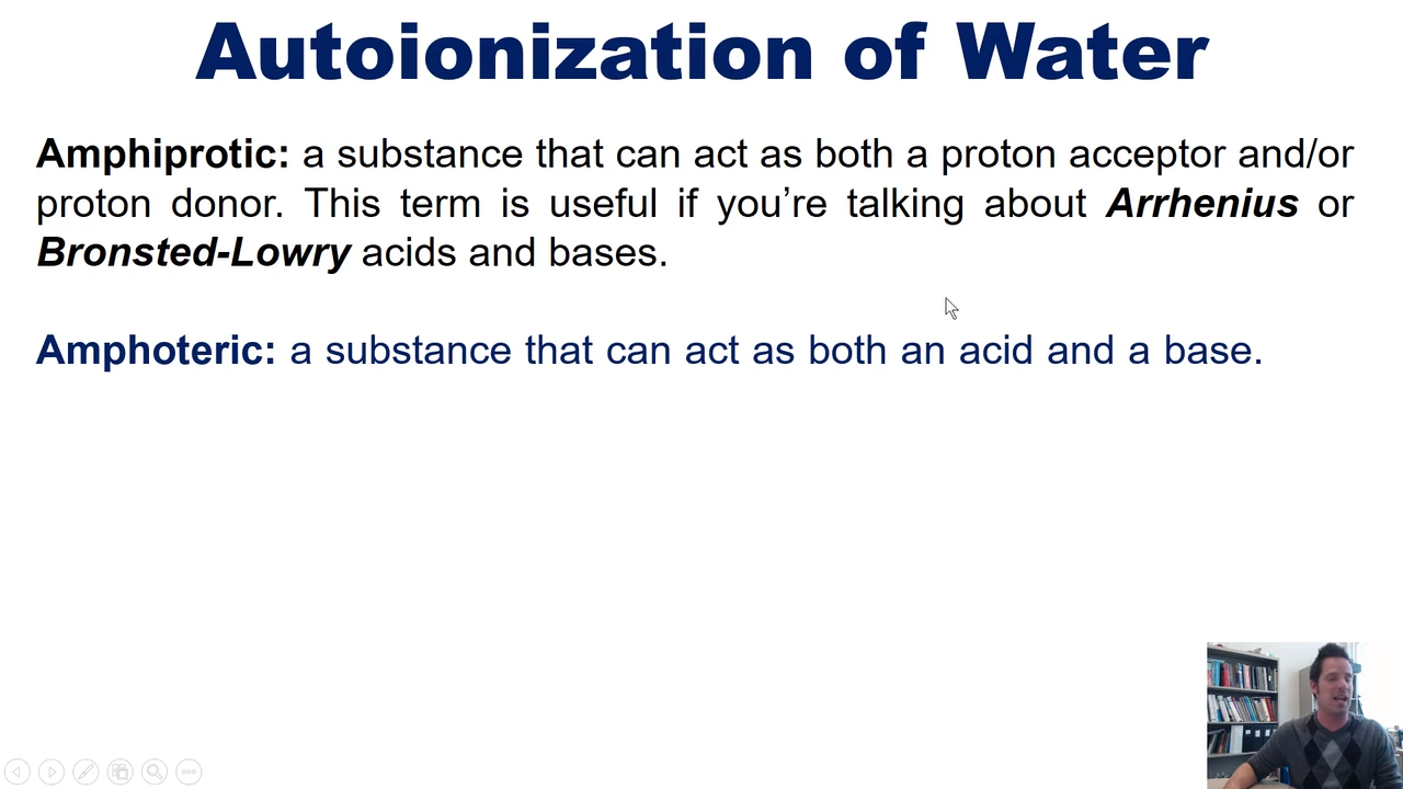 <p>a substance that can act as both an acid and a base</p>