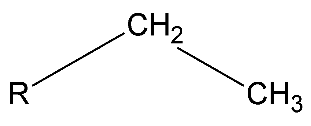 <p>R-CH2-CH3</p>