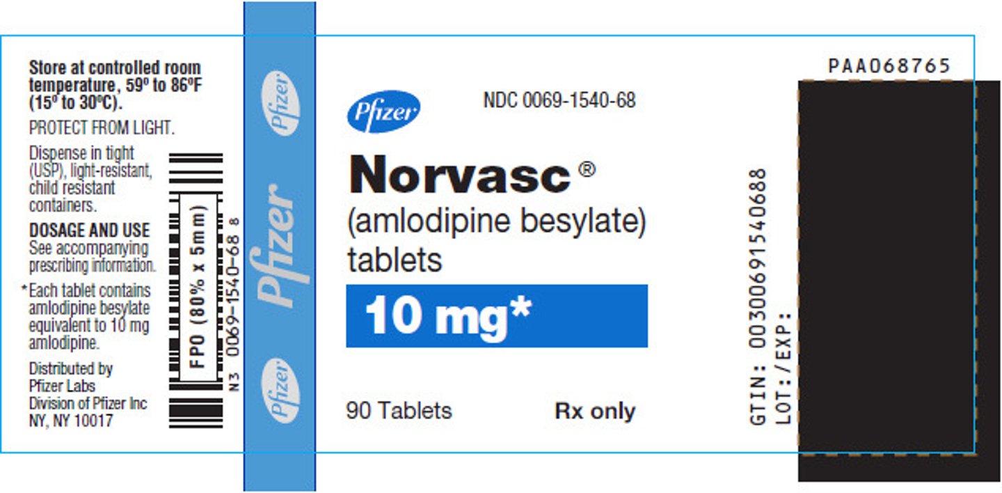 <p>Generic Name: Amlodipine</p><p>Therapeutic Class: Calcium channel blocker</p><p>Indication: Hypertension, angina</p>
