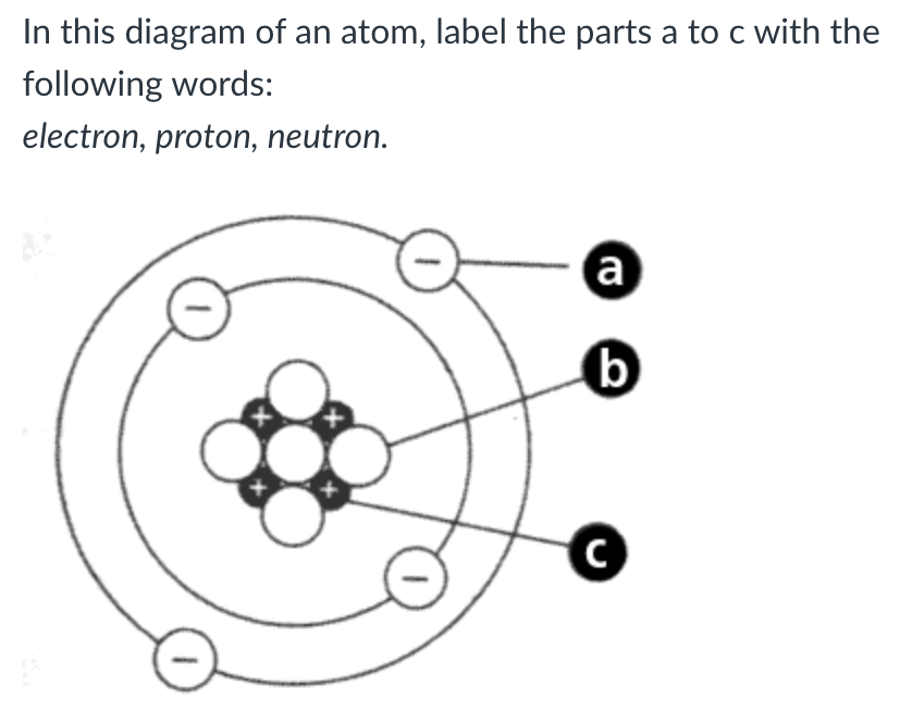 <p>Label a, b, c - Material and matter </p>