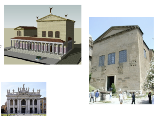 <p>Located in the Roman forum, near the Capitoline hill</p><p>Served as meeting place for the Roman senate</p><p>Bronze doors of the Curia from late 1st century time period (probably Emperor Domitian) are now the doors of the archbasilica of St. John Lateria in Rome </p>