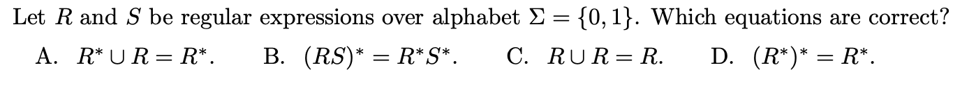 <p>Can be multiple correct or none</p>