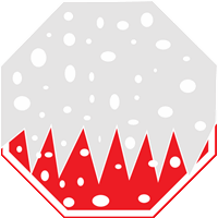 In winter, road signs can become covered by snow. What does this sign mean?