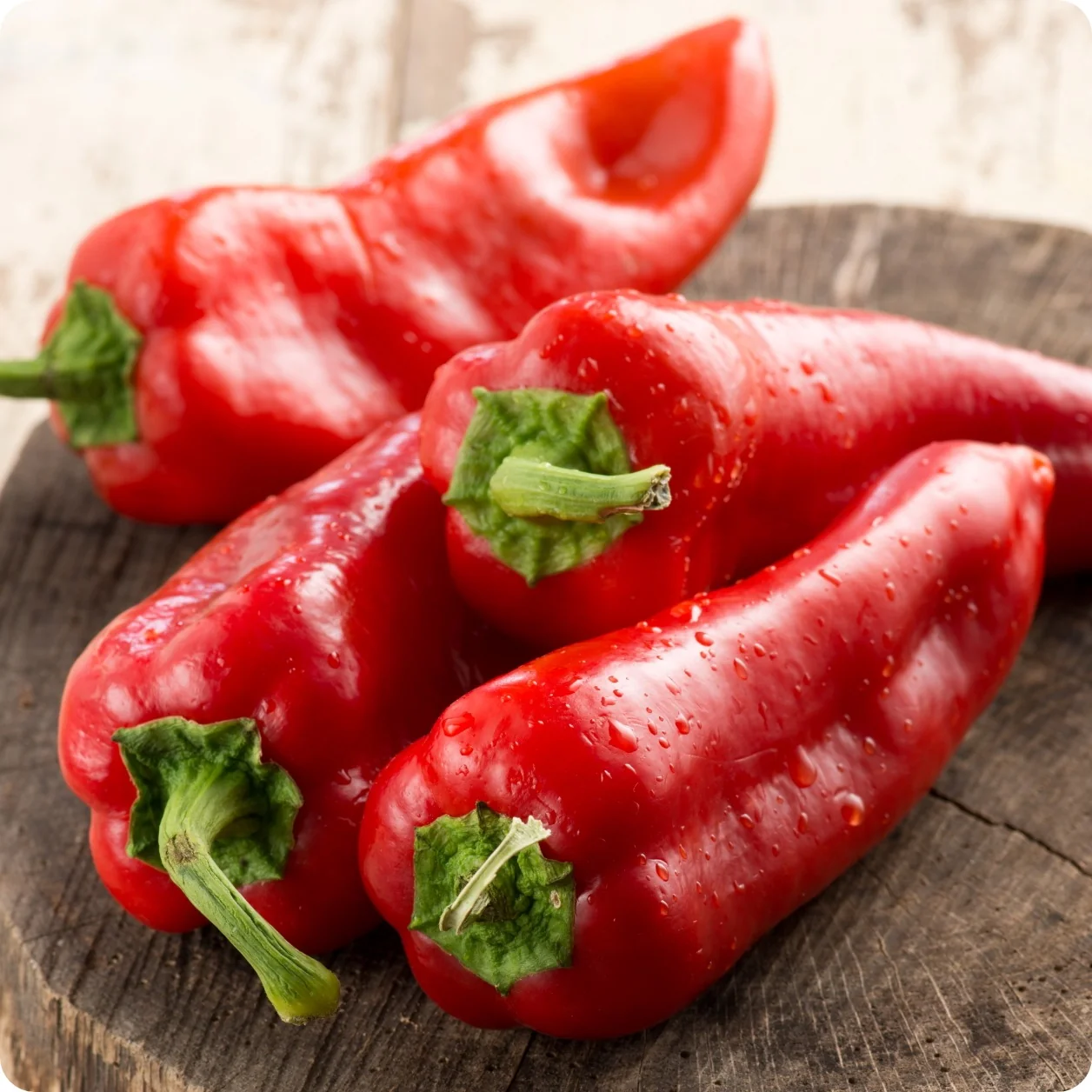 <p>Field Red Sweet Peppers</p>