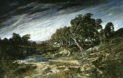 <p>Gust of Wind - Courbet</p>
