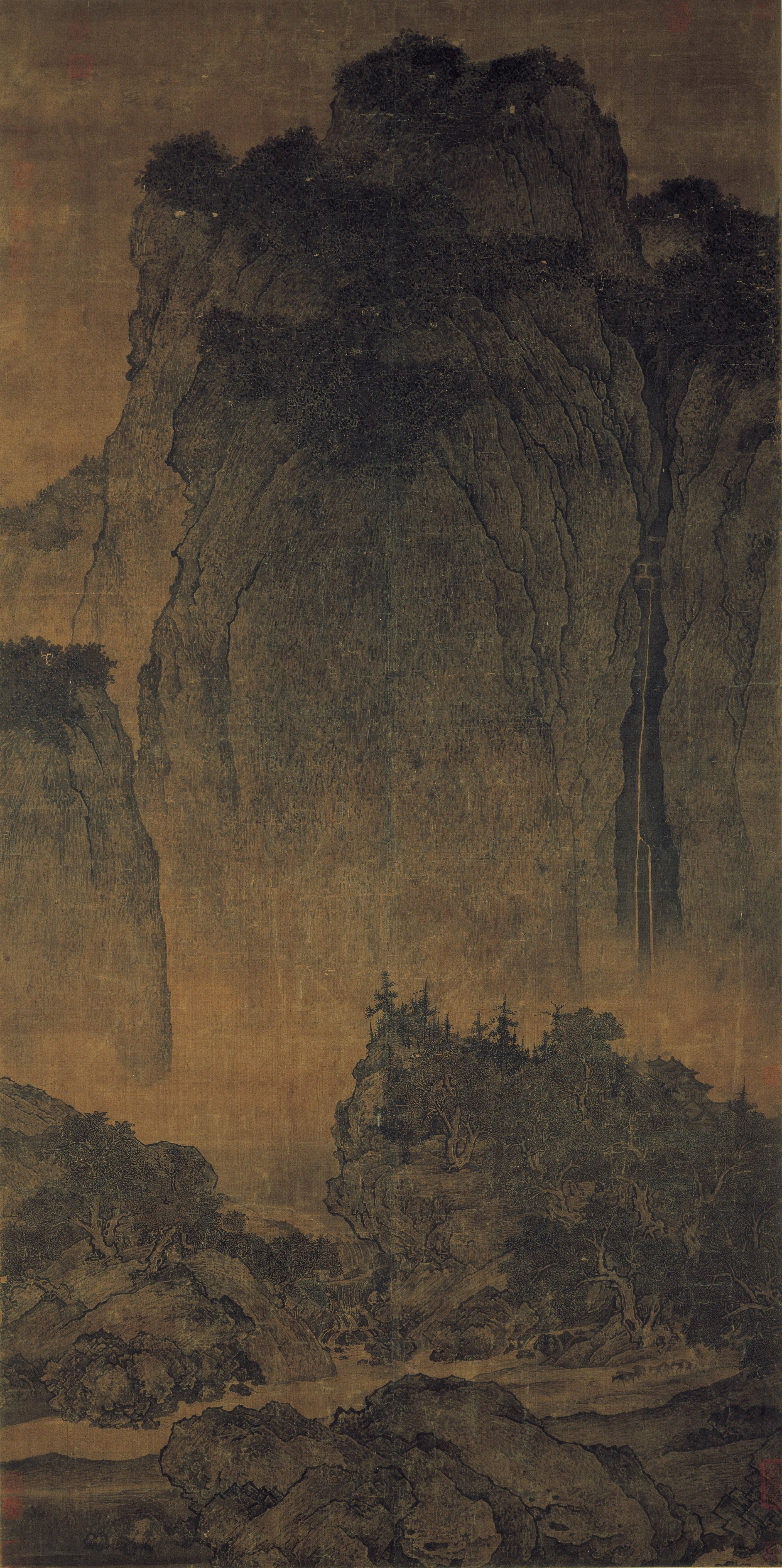 <p>Travelers Among Mountains and Streams</p>