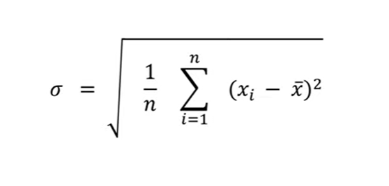 <p><span>What does “x sub i” stand for?</span></p>