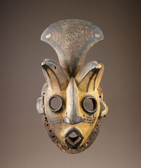 <p>A mask used during a community ritual MOST likely has which primary function?</p>