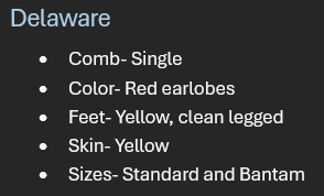 <p>Breed: Delaware</p><p>Variety: White</p>