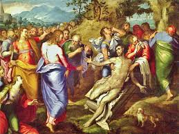 <p>The Resurrection of Lazarus, Artist: Marco Pino 1570</p>