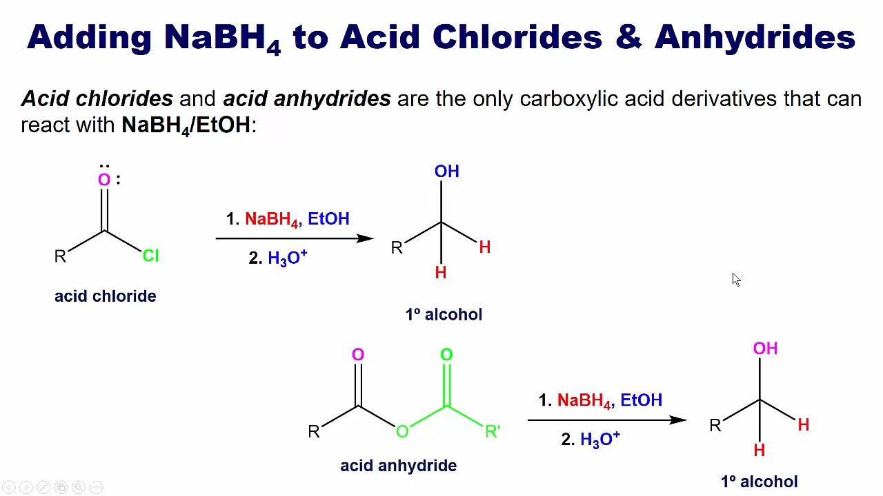 <p>Anhydrides and acid chlorides </p>