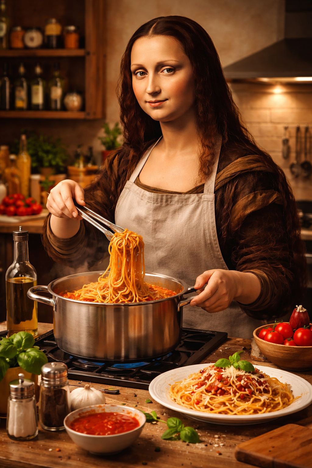 <p>die Spaghetti (nur Plural)</p>