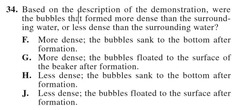 <p>Density = Mass/Volume</p><p>This is generally used to describe how "heavy" an object is.</p><p>In a solution, more dense materials will "sink" and less dense materials will "rise/float".</p>