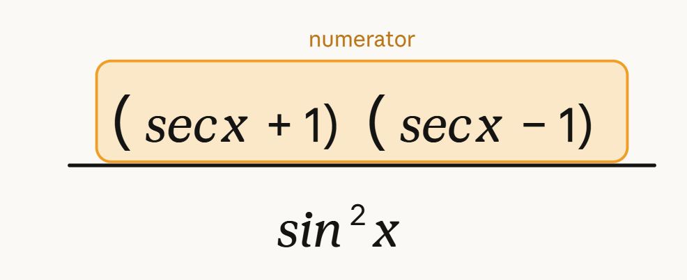 <p>If you have a binomial trig function multiplied by another binomial trig function</p>