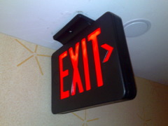 <p>exit</p>