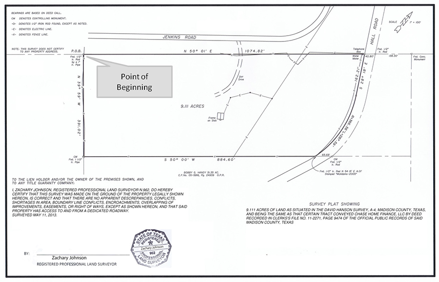 <p>Metes and Bounds</p>
