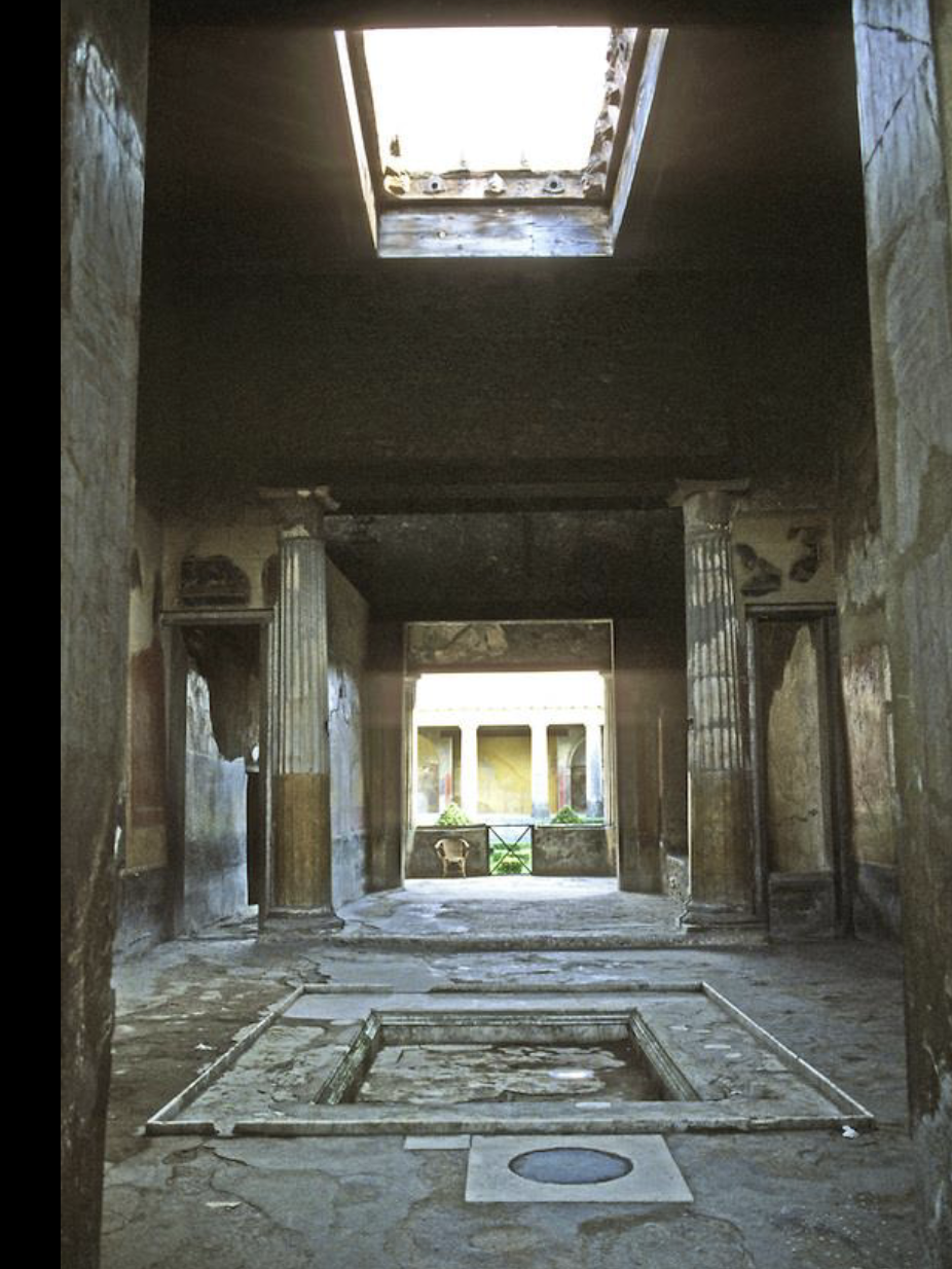 <p>Was the grand, central hall of a traditional Roman house (domus) that acted as the heart of the home’s social, political, and family life.</p>