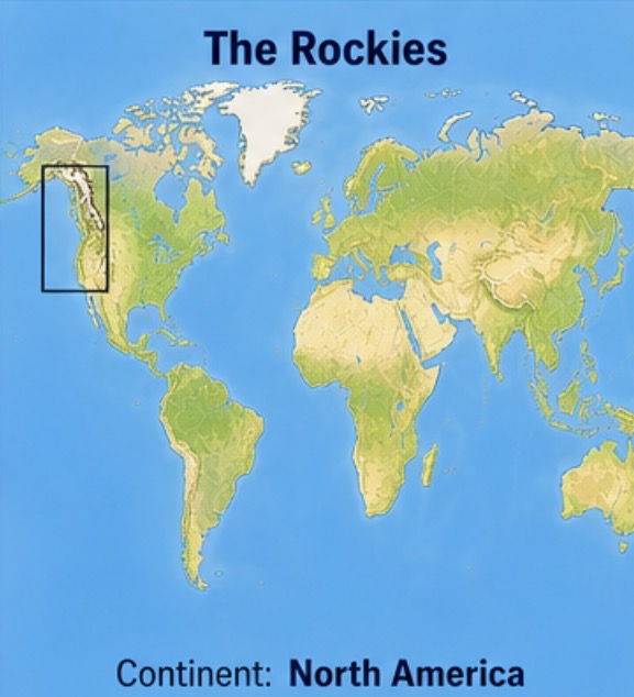 <p>The Rockies, north america</p>