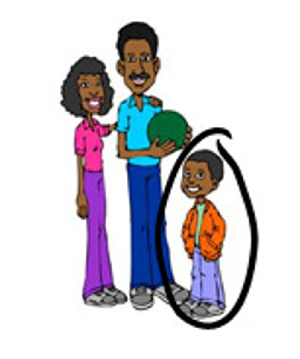 <p>only child</p>