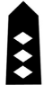 <p>Highest cadet officer rank – three diamonds.</p>