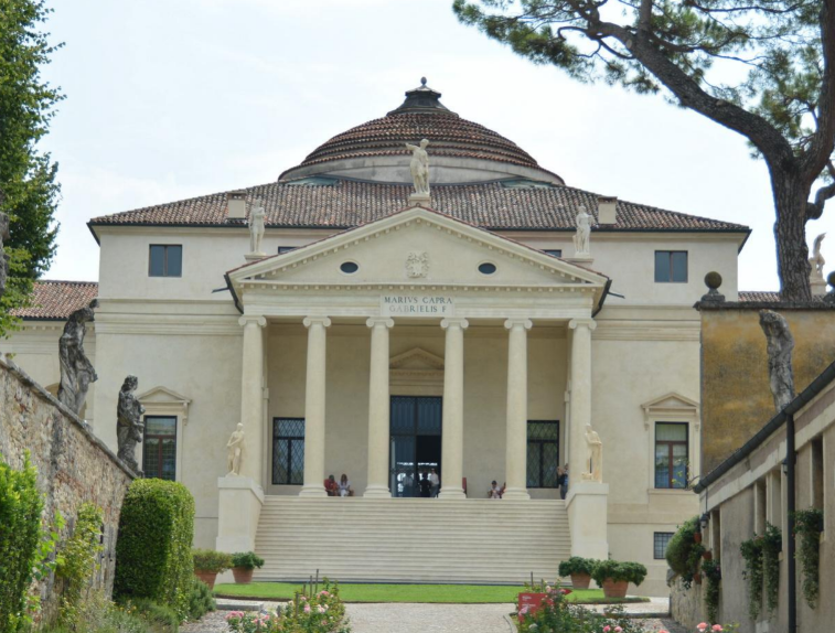 <p>Vila Almerico Capra, zisă ”La Rotonda”</p><p>Proiectat 1566; construit 1567-1605.</p>