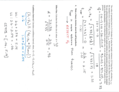 <p>d = 2.6 / √7.33 = 0.96 (a large effect).</p>