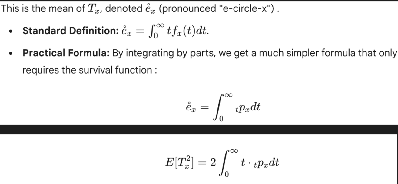 <p>Complete Expectation of Life</p>