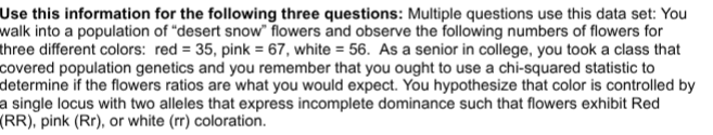 <p>What is the value of the chi-squared statistic in this case?</p>