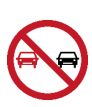<p>No Overtaking Zone</p>