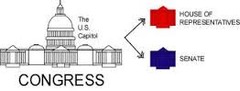 <p>a lawmaking body with 2 houses - the Senate and the House of Representatives</p>