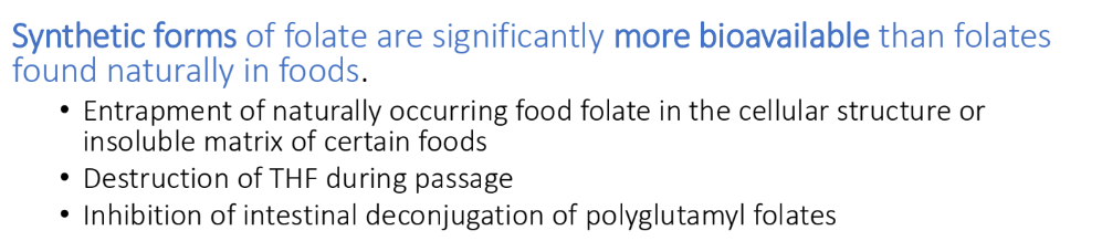<p>polyglutamyl folates</p>