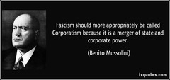 <p>a political system in which interest groups become an institutionalized part of the state or dominant political party;public policy is typically the result of negotiations among representatives of the state and key interest groups</p>