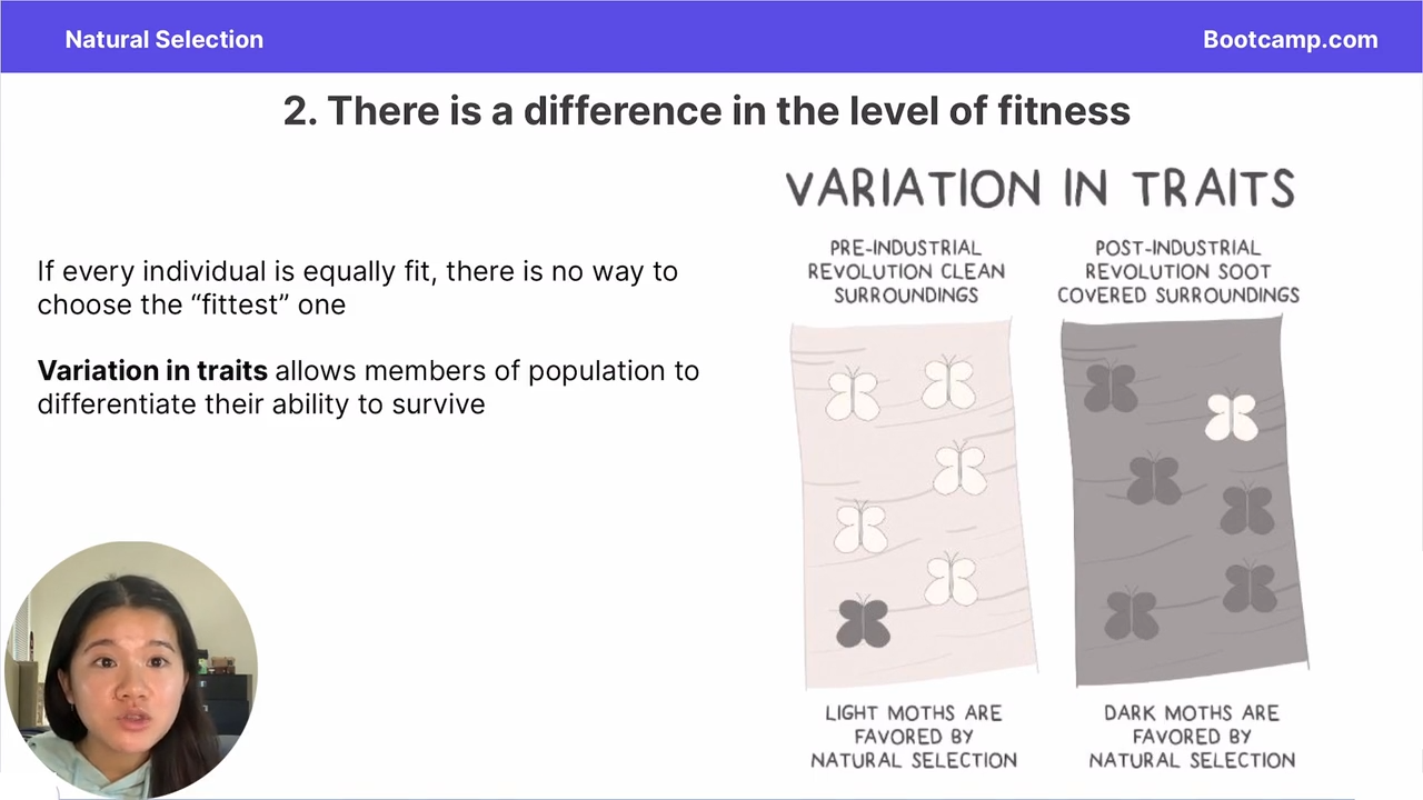 <p>Organisms must have different fitness, not necessarily due to the trait (at least in the case of this rule) </p>