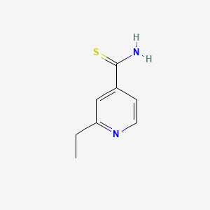 <p>2nd line TB drug featuring a thioamide group.</p>