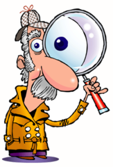<p>to observe / note</p>