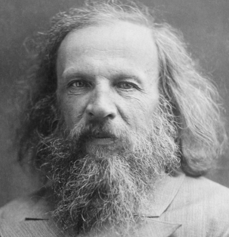 <p><strong>Dmitri mendleev`s</strong> contribution to the development of the periodic table in <strong>1869</strong></p>