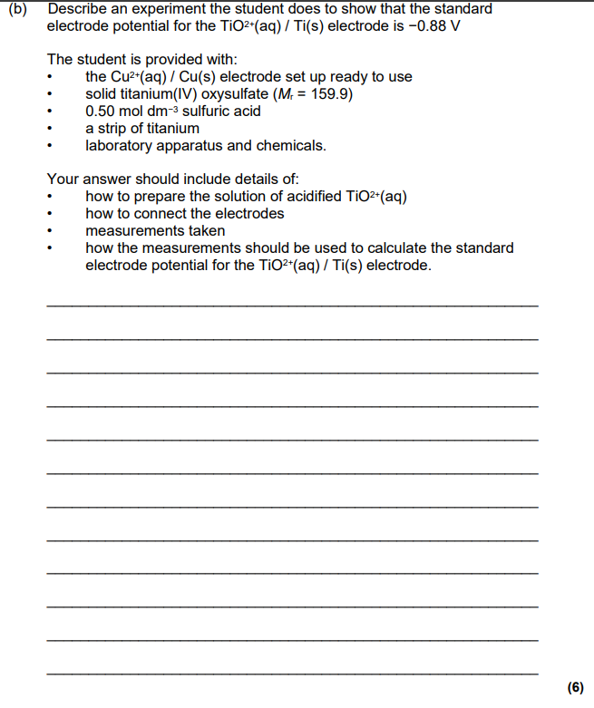 <p>Electrochemistry Practical question</p>